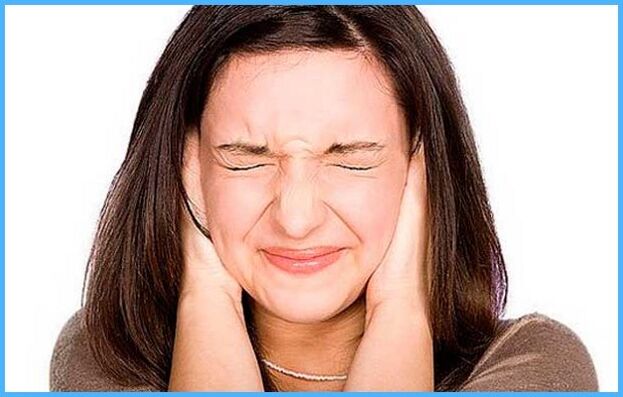 hluk v hlave ženy je jedným zo znakov cervikálnej osteochondrózy